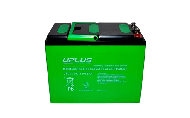 Uplus Agm Deep Cycle 12 Volt 55 Ah. Batteri
