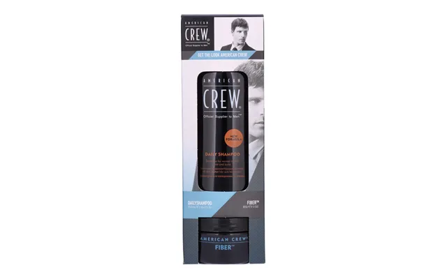 American Crew - Get The Look Daily Shampoo Fiber Wax Gift Set