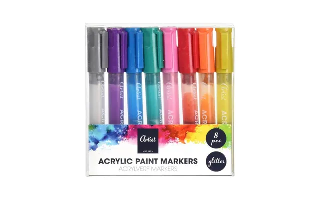 Artist Acrylic Paint Markers 8 Stk.