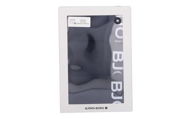 Björn Borg Cotton Stretch Shorts 3-pack Sort Str. M 3 Stk.