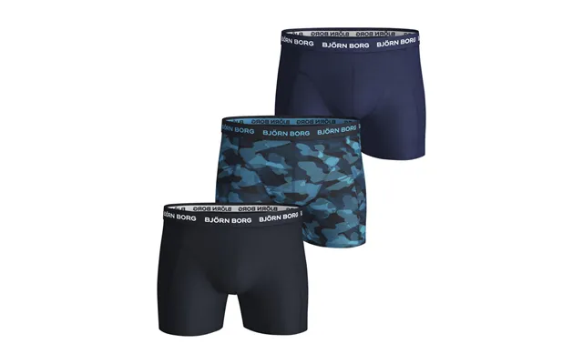 Björn Borg Essential 3-pack Cotton Stretch Shorts - Str. S 3 Stk