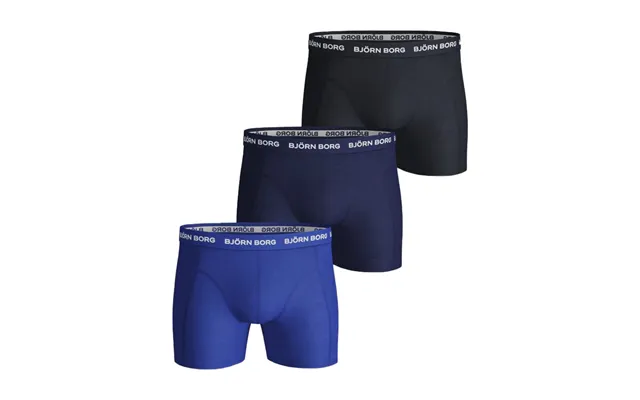 Björn Borg Essential 3-pack Cotton Stretch Shorts - Str. Xl 3 Stk