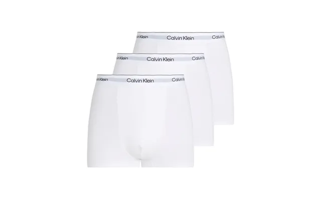 Calvin Klein Icon Cotton Stretch Relaxed Fit Trunks 3-pack Hvid Xl