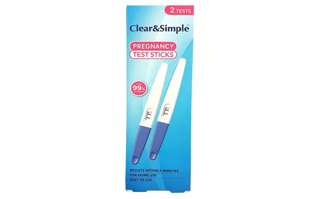 Clear & Simple Pregnancy Test Sticks