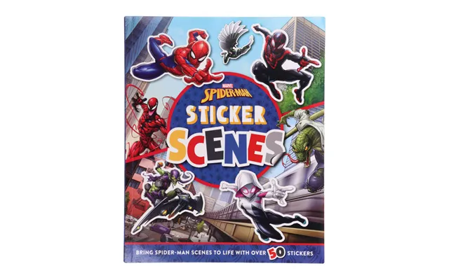 Disney Spiderman Klistermærkebog 50 Stk.
