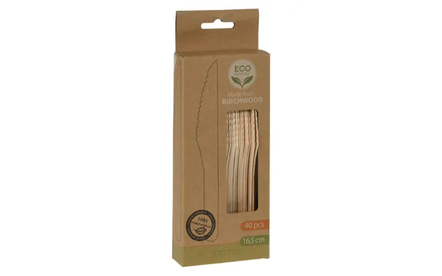 Excellent Houseware Birchwood Knives 40 Stk.