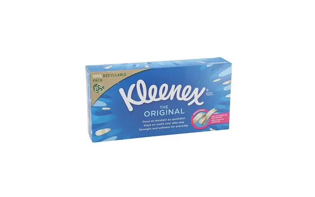 Kleenex The Original Boks Lommetørklæde 3lags 72 Stk.