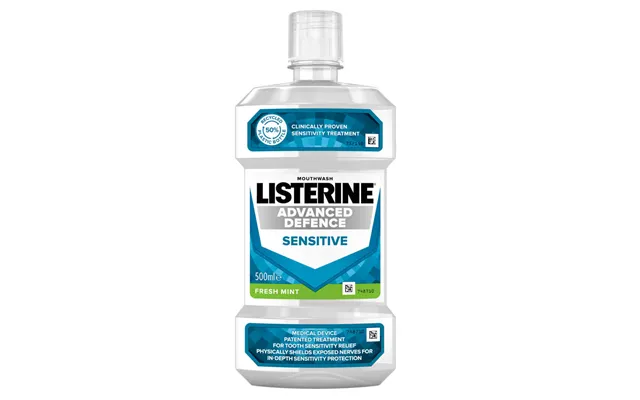 Listerine Advanced Defense Sensitive Mouthwash 500 Ml