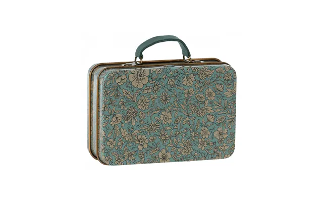 Maileg Metal Suitcase - Blossom-blue 1 Stk.