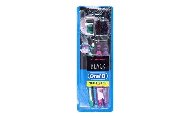 Oral B Allrounder Black Mega Pack X3 Medium 3 Stk.