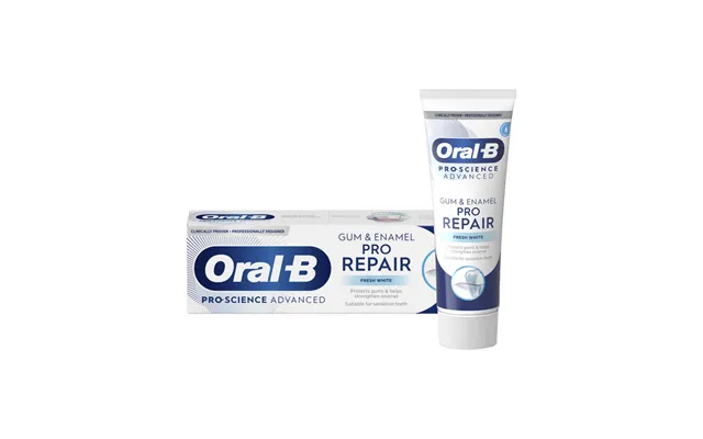 Oral B Fresh White Toothpaste Gum & Enamel Repair 75 Ml