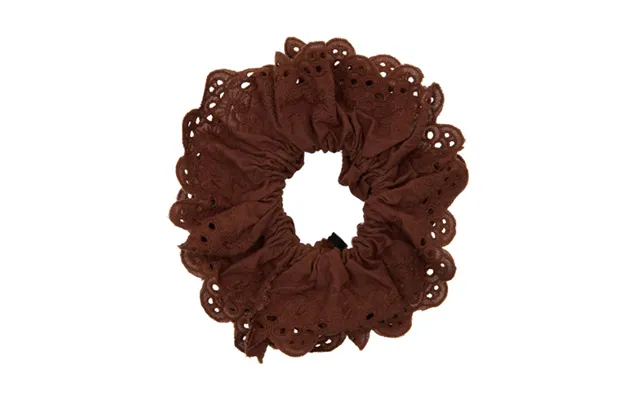 Pico Lace Scrunchie Chocolate