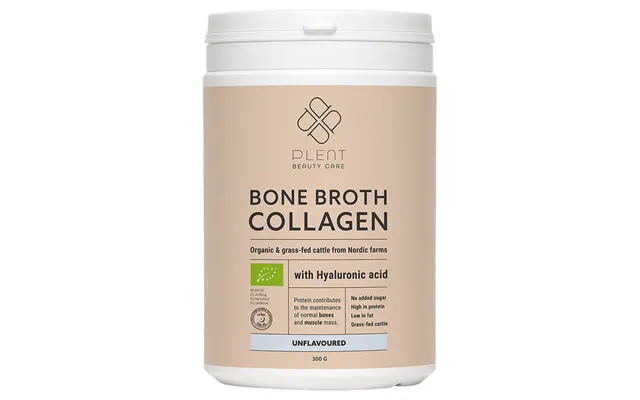 Plent Beauty Care Bio Bone Broth Collagen Unflavoured 300 G