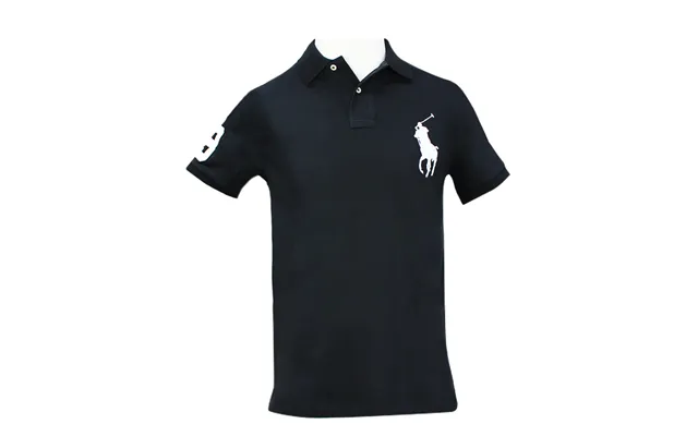 Ralph Lauren Custom Slim Fit Polo Black