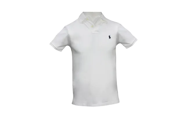 Ralph Lauren Ss Slim Fit Polo Ppc White Str L