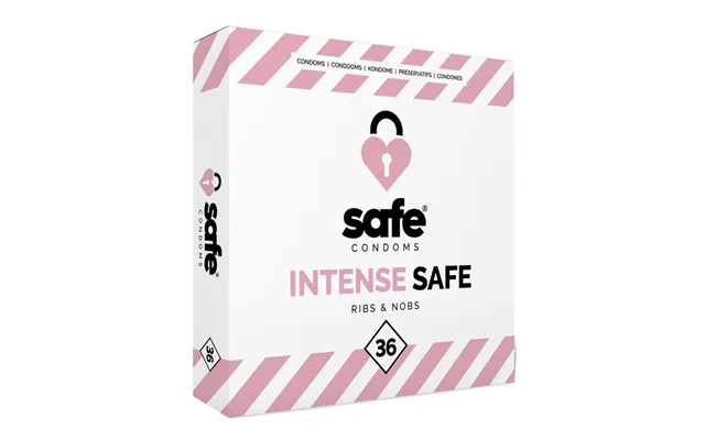 Safe Intense Safe Ribs & Nobs Condoms 36 Pcs U 36 Stk.