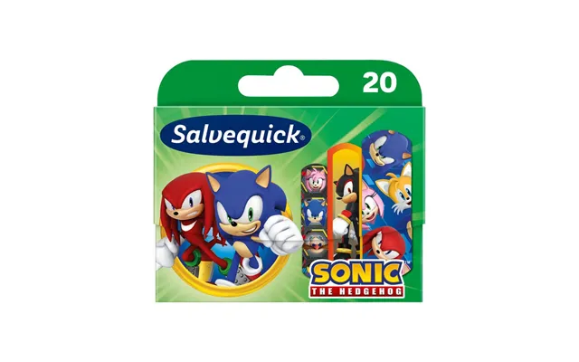 Salvequick Sonic The Hedgehog Children’s Plasters 20 Stk.
