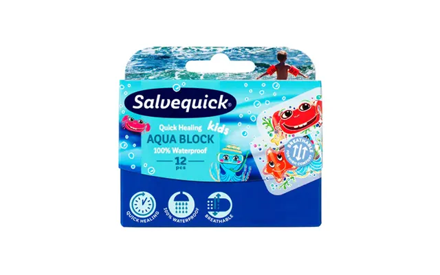 Salvequick Vandfast Børneplaster 12 Stk.