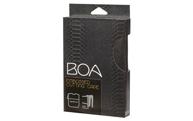 Sibel Boa Frisørslag - Sort Slangeskin Ref. P002341