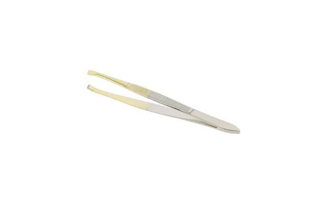 Sibel Epilating Tweezers Classic Gold Plated Slanted