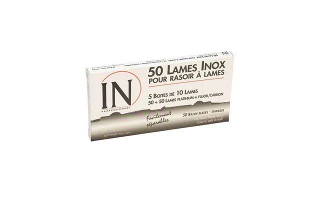 Sibel In Inox Barberblade Universal Dobbelbladet Ref. P002093 50 Stk