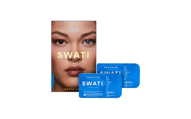 Swati Cosmetics 1 Måneds Kontaktlinser Sapphire