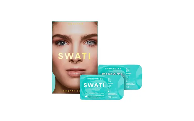Swati Cosmetics 1 Måneds Kontaktlinser Turquoise