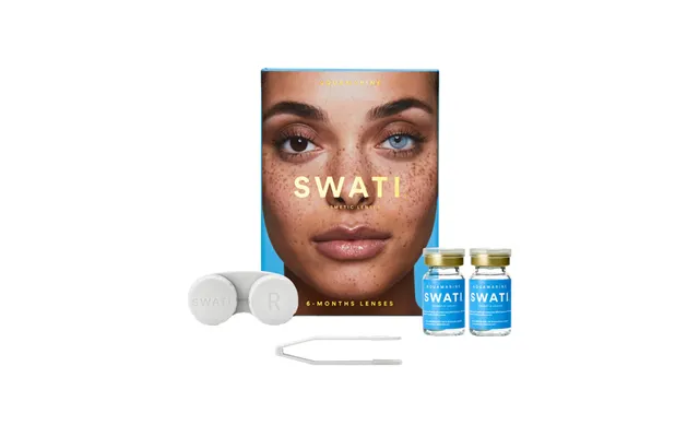 Swati Cosmetics 6 Måneders Kontaktlinser Aquamarine