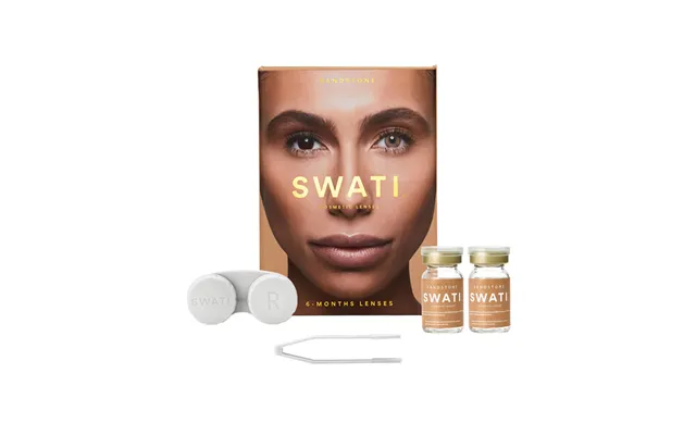 Swati Cosmetics 6 Måneders Kontaktlinser Sandstone