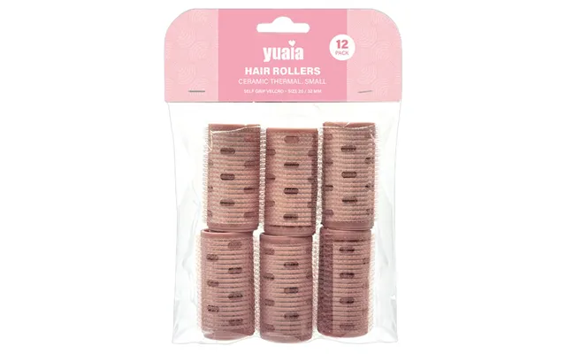 Yuaia Hair Rollers Cermaic Thermal Small Size 20 32mm 12 Stk