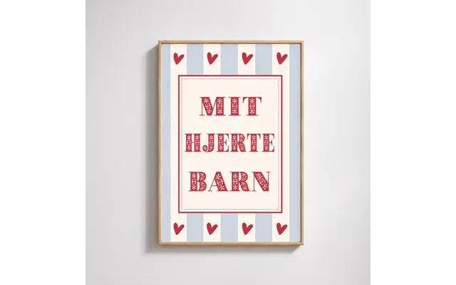 Børneplakat - Mit Hjertebarn
