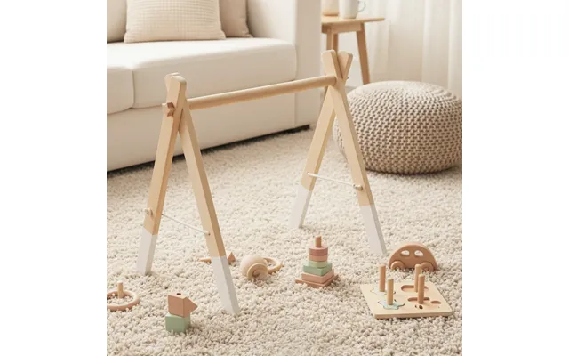 Foldbart Babygym I Naturtræ