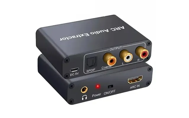 Hdmi Arc Til Analog Lyd Converter - Super Tv Lyd Til Dine Aktive Hjttalere, Soundbar Eller Stereoanlg
