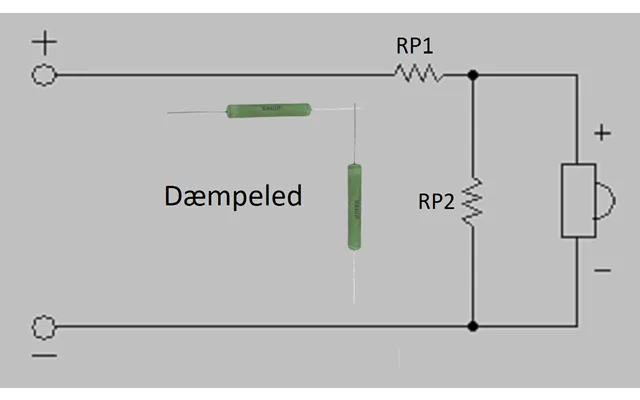 Jantzen 2db 8 Ohm Lpad Dmpeled - Induktionsfri Modstande