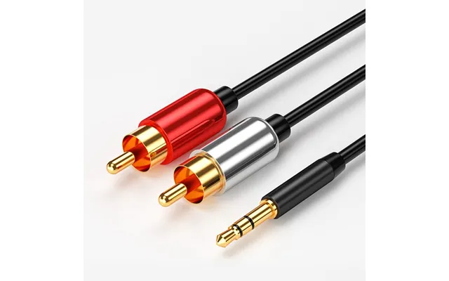 Minijack-phono Kabel Mp-01 0,5m - Hi-fi Kvalitet Med Forgyldte Stik