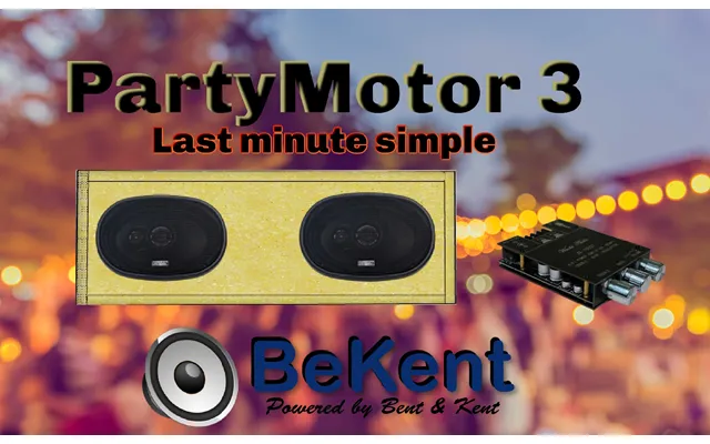 Partymotor 3 Festivalsanlg Bluetooth