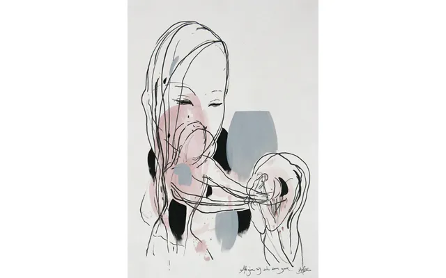 At Give Sig Selv Som Gave Kunst På Papir Annette Wier Køb Malerier Lavet Af Annette Wier - Unik Lethed