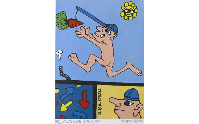 Følg Guleroden Kunstplakater Troels Trier Køb Troels Trier Kunst Og Maleri - Unikt Udvalg
