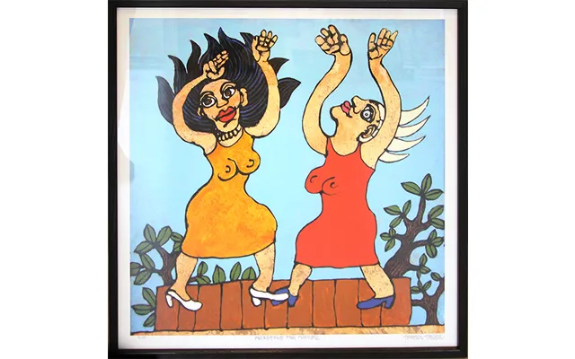 Kvinderne Korsør Kunstplakater Troels Trier Køb Troels Trier Kunst Og Maleri - Unikt Udvalg