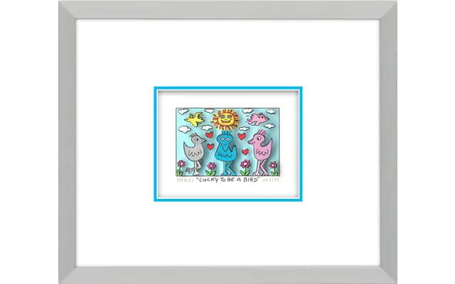 Lucky To Be A Bird Kunst James Rizzi Originale Malerier Af James Rizzi Shop