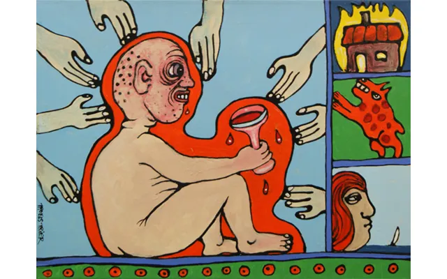 Manden De Ikke Kunne Nå Malerier Troels Trier Køb Troels Trier Kunst Og Maleri - Unikt Udvalg