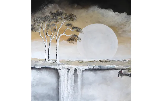 On The Edge - West Of The Moon Malerier Mariann Munck Køb Fantasifulde Malerier Af Mariann Munck