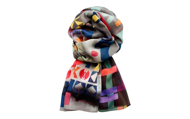 Cashmere Tørklæde City Lights Lacroix - Grå