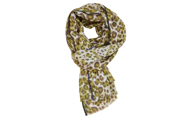 Leopard Tørklæde I Blød Lambswool