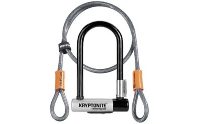 Kryptonite U-lock Kryptolok Mini 7 Vf 8.2cmx17.8cm And 4foot Cable - Cykellås