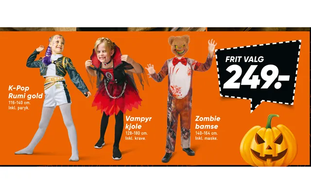 K-pop Rumi Gold Vampyr Kjole Zombie Bamse