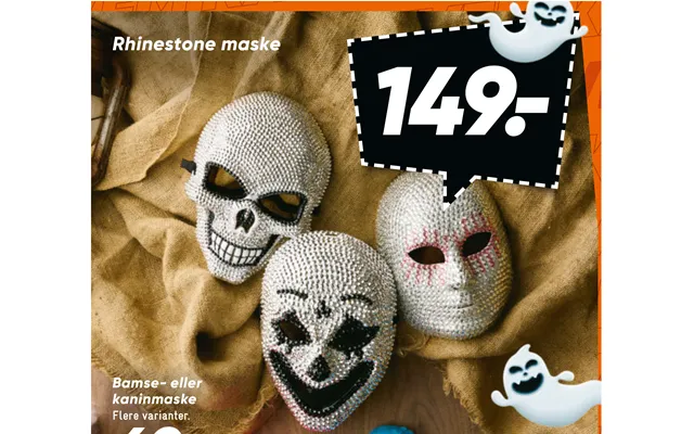 Rhinestone Maske