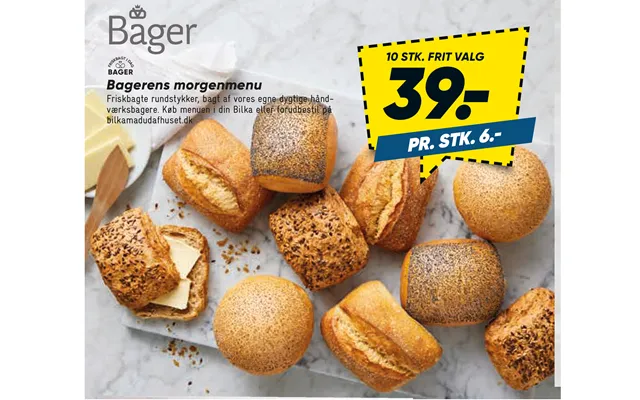 Bagerens Morgenmenu