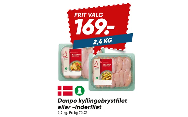 Danpo Kyllingebrystfilet Eller -inderfilet