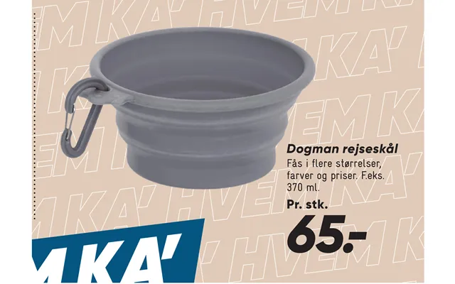 Dogman Rejseskål